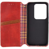 Чохол-книжка для смартфона Rubic Leather for Xiaomi Redmi Note 13 Pro 4G Red (30786)- № 3