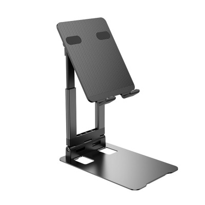 Тримач для мобільного BOROFONE BH56 Bella dual axis flat desktop stand Black - изображение 1