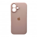 Чохол для смартфона Silicone Full Case AA Camera Protect for Apple iPhone 16 15,Pink Sand