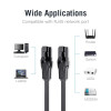 Мережевий кабель Vention Flat Cat.6 UTP Patch Cable 0.75M Black (7073)- № 2