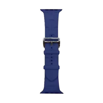 Ремінець для годинника Apple Watch Hermès 42/44/45/49mm 4.Dark Navy (Hermes42-4.DarkNavy) - изображение 1