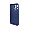 Чохол для смартфона AG Glass Matt Frame Color Logo for Apple iPhone 15 Pro Max Navy Blue (Navy Blue)- № 2