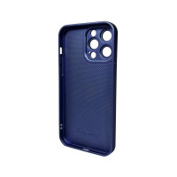 Чохол для смартфона AG Glass Matt Frame Color Logo for Apple iPhone 15 Pro Max Navy Blue (Цвет Navy Blue) - фото № 2