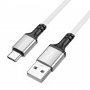 Кабель BOROFONE BX83 Type-C Famous silicone charging data cable White