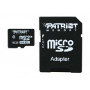 Карта пам'яті microSDHC (UHS-1) Patriot LX Series 16Gb class 10 (adapter SD)