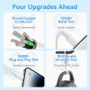 Кабель Vention USB 2.0 Type-C Male to Lightning Male 3A Cable 1M Black PVC Type (Black)- № 8
