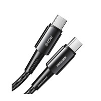 Кабель Essager Sunset C-C 240W Data cable 1m Grey (Колір Серый), Атикул k44902 |  купить на VILKI.NET - фото № 1