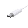 Навушники Baseus Encok Type-C lateral in-ear Wired Earphone C17 White (Белый)- № 4