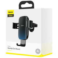 Автотримач для телефона Baseus Glaze Gravity Car Mount Black (Цвет Черный) - фото № 8