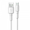 Кабель Baseus Mini White Cable USB For Micro 2.4A 1m White