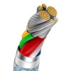 Кабель Baseus Dynamic Series Fast Charging Data Cable Type-C to Type-C 100W 2m Blue (Синий)- № 6