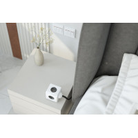 Мережевий подовжувач Allocacoc PowerCube Extended з заземленням 4 розетки 2 USB 1.5 м, сірий (Цвет White-Grey) - фото № 7