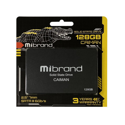 SSD Mibrand Caiman 128GB 2.5" 7mm SATAIII Standard (MI2.5SSD/CA128GBST) - зображення 2