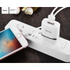 Мережевий зарядний пристрій HOCO C11 Smart single USB (iP cable) charger set White (6957531047735) - зображення 5