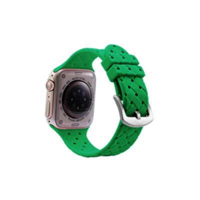 Ремінець для годинника Apple Watch Grid Weave 42/44/45/49mm 7.Apple Green - изображение 1