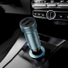 Автомобільний зарядний пристрій HOCO Z49 Level dual port car charger Metal Gray (Metal Gray)- № 4