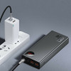 Зовнішній акумулятор Baseus Adaman Metal Digital Display Quick Charge Power Bank 20000mAh 65W Black (7073)- № 3