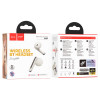 Бездротові навушники HOCO EQ7 Snowflake true wireless BT headset Milky White (Milky-White)- № 4