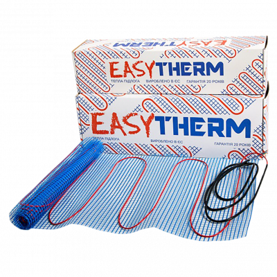 Нагрівальний мат двожильний Easytherm EM 1.00