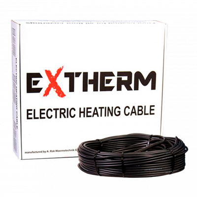 Нагревательный кабель двухжильный Extherm ETT ECO 30-1920