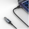 Кабель Baseus Cafule USB 3.0 Male to USB 3.0 Female 2A 1M Сірий (CADKLF-B0G) (Сірий)- № 2