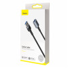 Кабель Baseus Cafule USB 3.0 Male to USB 3.0 Female 2A 1M Сірий (CADKLF-B0G) (Сірий)- № 3