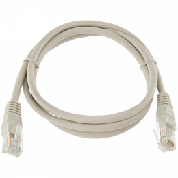 Патч-корд литий UTP RJ45 кат. 5Е 2 м (серый)