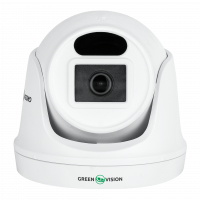 Купольна IP камера GreenVision GV-167-IP-H-DIG30-20 POE (Колір білий) - фото № 2