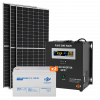 Солнечная электростанция (СЭС) 1.5kW АКБ 2.4kWh (мультигель) 100 Ah Стандарт