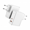Мережевий зарядний пристрій Baseus GaN5 Pro 2 порта, USB + Type-C 100W Белый (CCGP090202) - изображение 2
