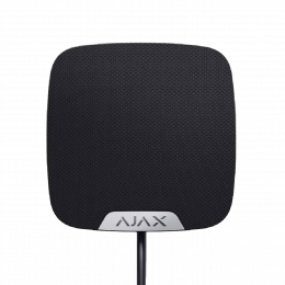 Дротова сирена для приміщень AJAX HomeSiren Fibra (black)