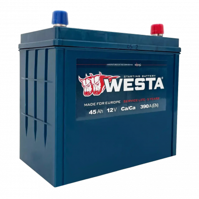 Аккумулятор Westa PREMIUM VOLTMAN 6СТ-45 А + слева