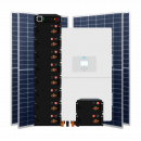 Гібридна станція 50 кВт (3ф.) з LiFePO4 на 51 кВт (двосторонні панелі)