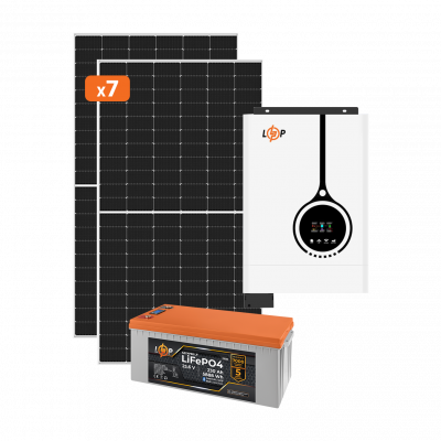 Сонячна електростанція (СЕС) Преміум 4.2kW АКБ 6kWh LiFePO4 230 Ah