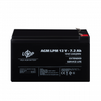 Аккумулятор AGM LPM 12V - 7.2 Ah  - фото № 2