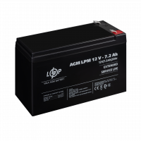 Аккумулятор AGM LPM 12V - 7.2 Ah  - фото № 3