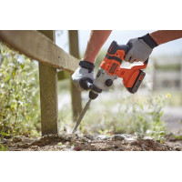 Перфоратор аккумуляторный BLACK+DECKER BCD900D1S  - фото № 9