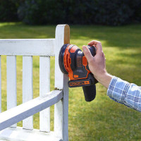 Шлифмашина эксцентриковая аккумуляторная BLACK+DECKER BDCROS18N  - фото № 5