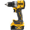 Дрель-шуруповёрт аккумуляторная бесщёточная ударная DeWALT DCD805P2T - № 3