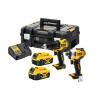 Набор из двух инструментов аккумуляторных бесщеточных DeWALT DCK2062M2T  DeWALT - № 1