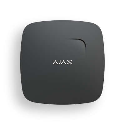 Бездротовий датчик диму з сенсорами температури і чадного газу AJAX FireProtect Plus (black)