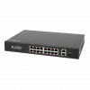 Комутатор мережевий POE GV-010-D-16+2 PG+1 SFP