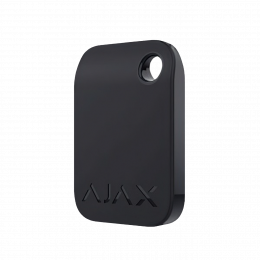 Захищений безконтактний брелок для клавіатури AJAX Tag - 3 шт. (black)