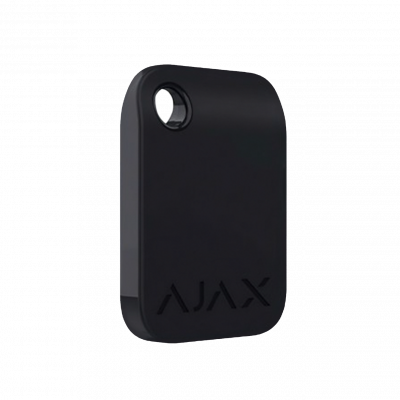 Захищений безконтактний брелок для клавіатури AJAX Tag - 3 шт. (black) - зображення 2