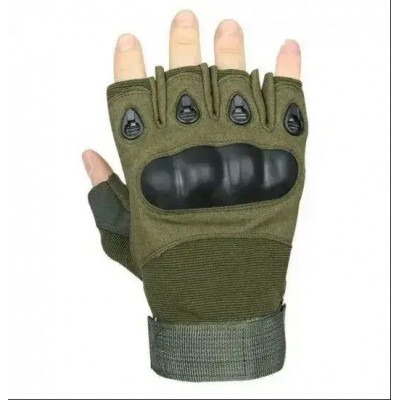 Тактичні рукавички з відкритими пальцями (L) - зображення 2