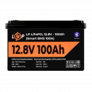 Акумулятор LP LiFePO4 12V (12,8V) - 100 Ah (1280Wh) (Smart BMS 100А) з BT пластик