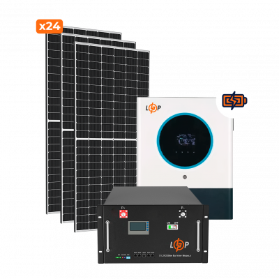 Солнечная электростанция (СЭС) Премиум + 11kW АКБ 11kWh LiFePO4 230 Ah