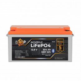 Акумулятор LP LiFePO4 12,8V - 304 Ah (3891Wh) (BMS 200A/200А) пластик Smart BT
