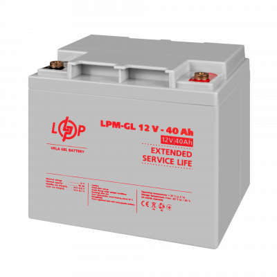 Акумулятор гелевий LPM-GL 12V - 40 Ah