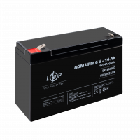 Аккумулятор AGM LPM 6V - 14 Ah  - фото № 4